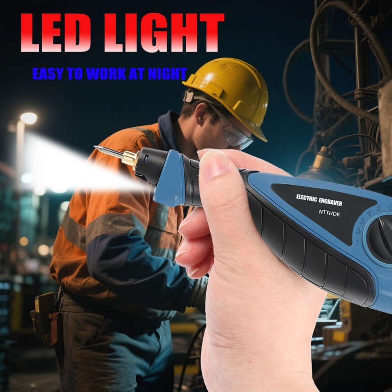 Engraver Pen, 25W 6 Speed Engraving Pen for Metal, Wood,