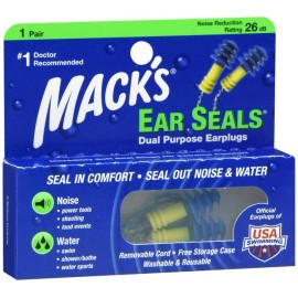 Mack's Ear Seals Dual Purpose Earplugs 1 PR