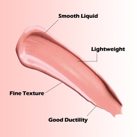 Boobeen Liquid Blush Velvet Cream Blush Makeup Matte Soft Gel Face Blush Makeup for Cheeks, Lightweight Blendable Liquid Blush Stick, Long-lasting Smooth Natural Blush Colour