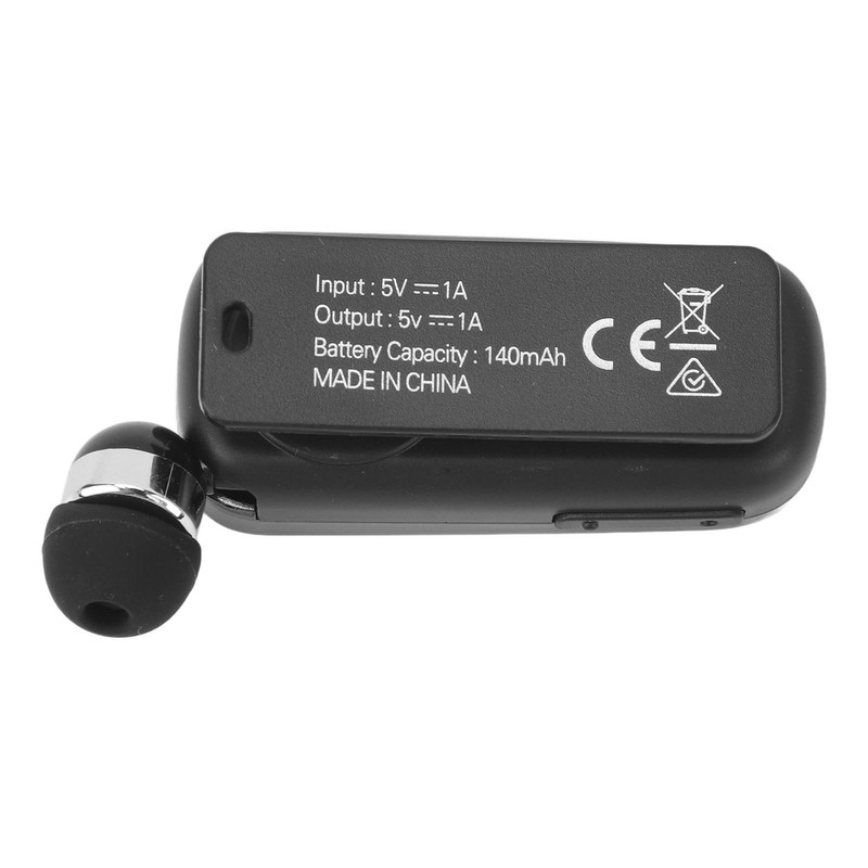 Retractable Wireless Headphones Bluetooth5.2 Earphones Clip On Earpiece Comfortable Headset