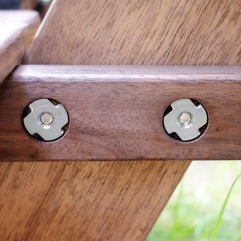 sourcing map M4 4 Pronged Tee Nut T-Nut for Table
