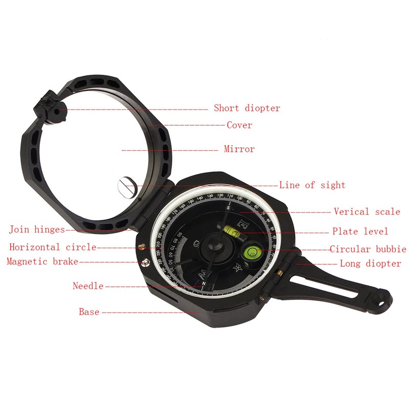 Svbony Pocket Compass Waterproof Compass for Camping Hiking Travel