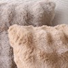 Madizz Pack of 2 Thick Plush Wool Throw Pillow Covers