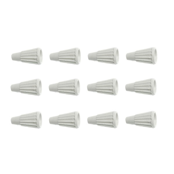 Univen Porcelain Ceramic Twist Wire Connectors (12, Large)