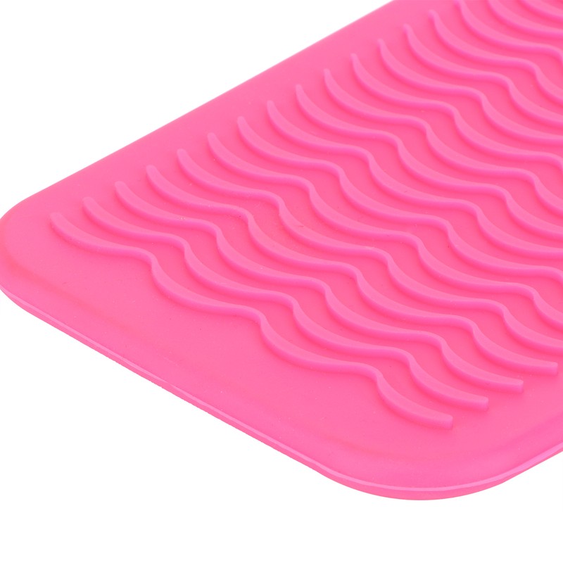 3Pcs Silicone Insulation Cover Heat Resistant Pouch for Hair Straightener