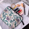 Pebarmnt Cute Animal Lovers Gifts Tropical Sloth Cosmetic Bag Makeup