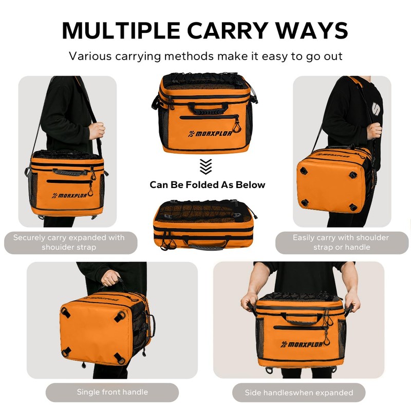 MORXPLOR Waterproof PVC Material Paddleboard Cooler Deck Bag,40 cans Sup