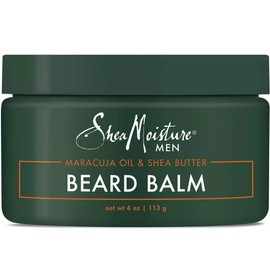 Shea Moisture Maracuja Oil & Shea Butter Beard Balm Shape-Smooth & Define by for Men - 4 oz Balm