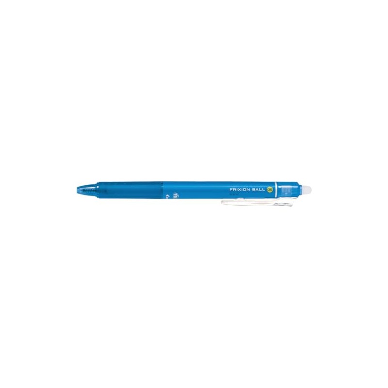 Pilot LFBK230EF10LB Frixion Ball Knock, 0.5 Light Blue, 10 Count