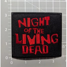 Unbranded Night of the Living Dead Patch Horror Goth Punk Embroidered Iron On 3.25x3.5"