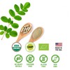 SUPREME HERBALS, 100% Raw and Pure Moringa Leaf Powder Capsules.