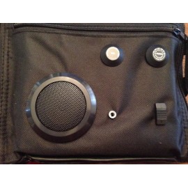 NEW Cooler Lunch Bag w/ AM/FM Radio Earphone Jack Black