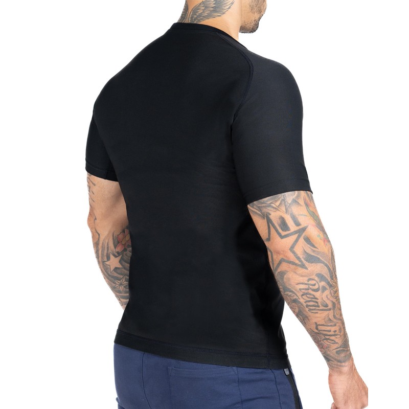 Kewlioo - Camisa de sauna para hombre, chaleco de compresión