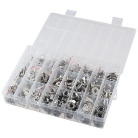 HOBBYIN 1430Pcs M2 M2.5 M3 M4 M5 M8 Metric Screws Assortment, 8-20mm Hex Socket Flat Head Screws Bolts and Nuts Washers Kit, 304 Stainless Steel Metric Bolt Assortment with 6 Allen Wrenches (23 Sizes)