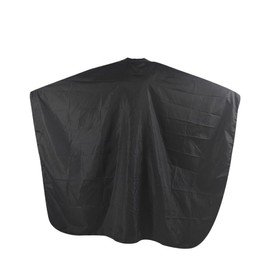 JRSHIRLEYLTD 165 x 145cm Haarschnitt Friseurumhänge, Schwarze Friseurumhang, Übergröße Friseur Umhang, Friseur Zubehör, Friseurumhang Erwachsene, Friseur Set