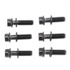 6Pcs Bike Screws Bolts Set Mountain Bicycle Handlebar Stem Ti