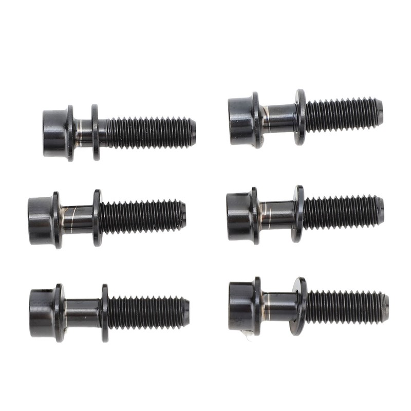 6Pcs Bike Screws Bolts Set Mountain Bicycle Handlebar Stem Ti