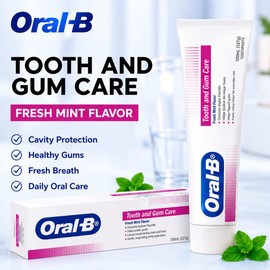 Oral-B Tooth and Gum Care Toothpaste Fresh Mint (Buy 2 Free 1)(100ml x 3)