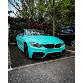 VViViD+ Premium Vinyl Wrap Film (2ft x 5ft, Matte Miami Teal)