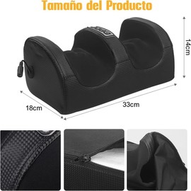 Masajeador Eléctrico Portátil para Pies, Piernas y Brazos con Rodillos de Relajación, Vibración y Terapia de Presión para Aliviar la Tensión Muscular y Mejorar la Circulación