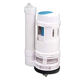 T Tulead Toilet Push Flush Valve Dual 185mm/7.28" Push Button Fill Valve Fit for Drainage Hole 64mm/2.5"