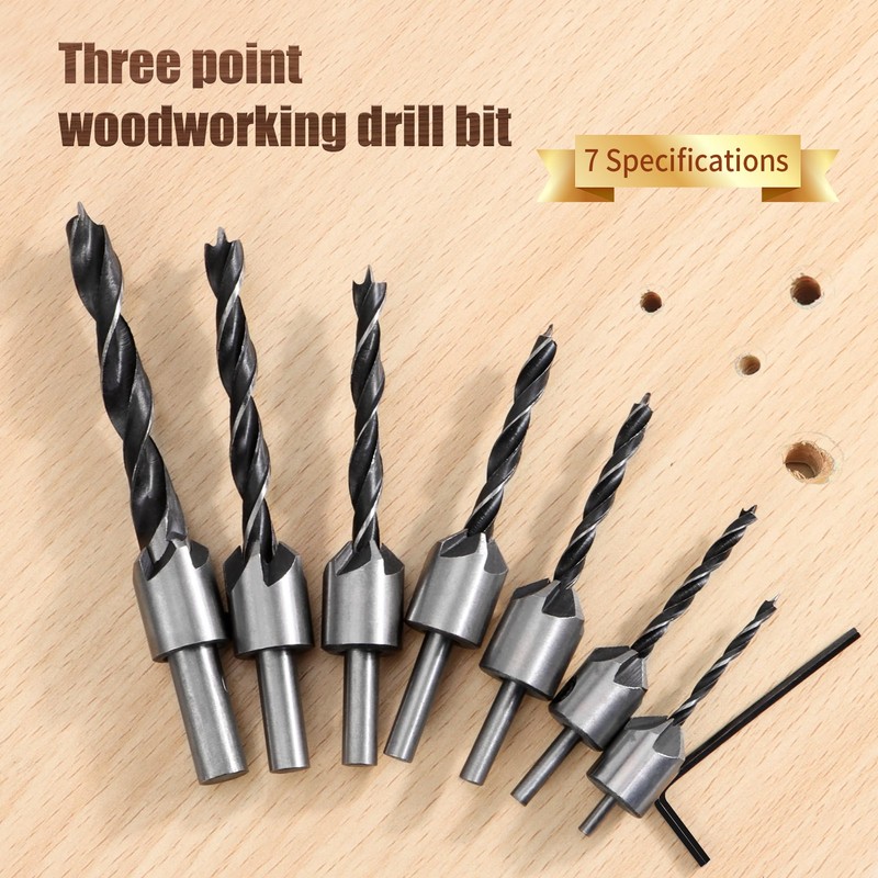 Countersink Drill Bit with Countersink 8 Pieces Countersink Drilling Bit