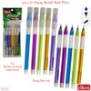 ELKOS BLUE Ballpoint Pens, 0.7mm Fine Point, Pack of 10,