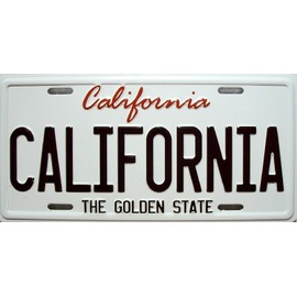 California State License Plate Novelty Fridge Magnet