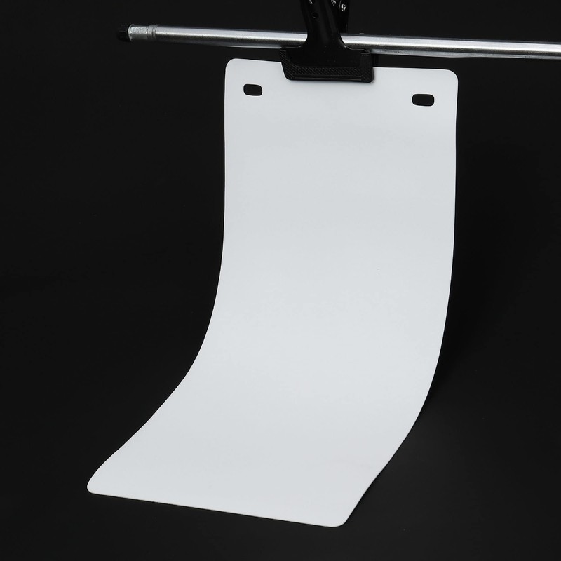PATIKIL 2pcs 65x30cm EVA Background White/Black Soft Photography Background Light