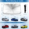 Car Windshield Sun Shade Cover, Umbrella Shading, UV Rays Block,