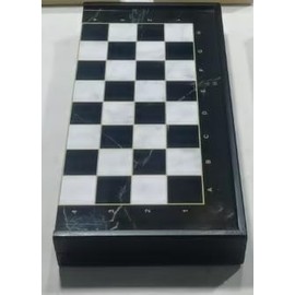 15-Inch Wooden Chess Set – Premium Folding Wooden Chess Board with Carved Wooden Chess Pieces, Built-in Storage, Portable and Travel-Friendly Chess Game for Adults and Kids