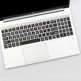 Keyboard Cover With Large Print For 15.6'' HP Laptop & HP Pavilion 15-eg 15t-eg 15-eh 15t-eg200/eg100/eg000 15-eg2373cl 15-eg2053c/2153cl 15-eg2079nr eg2097nr 15-eg2073cl 15-eg3045cl eg0025nr eg1073cl