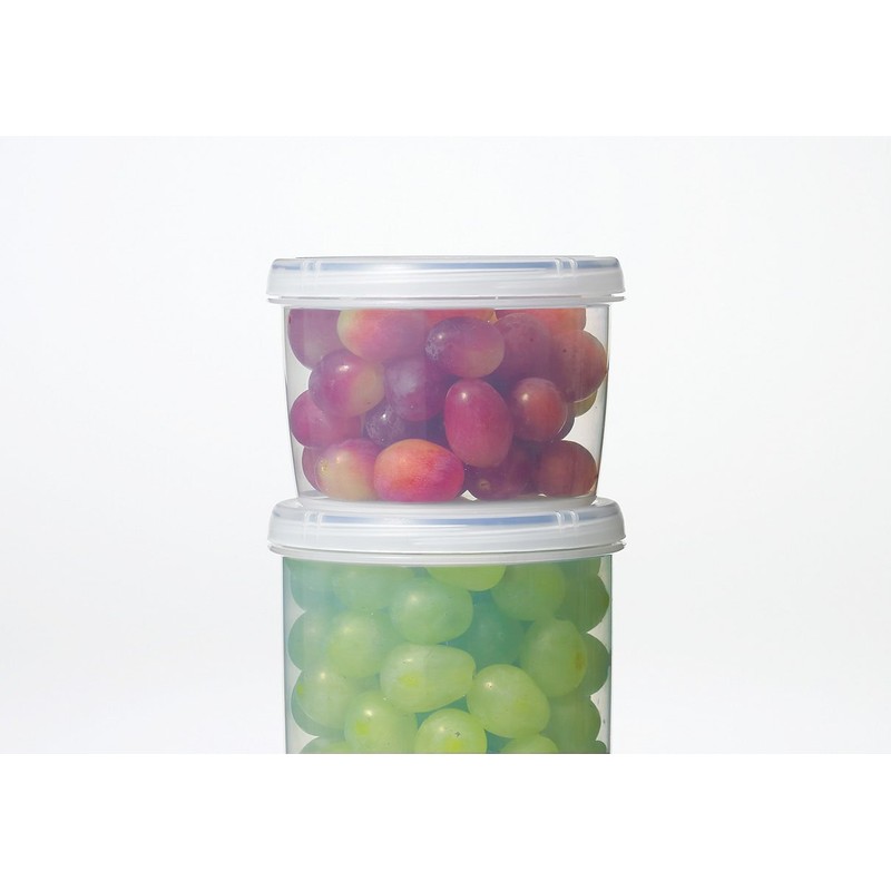 Iwasaki Kogyo Antibacterial Storage Container Screw Top Keeper 1200 Shallow