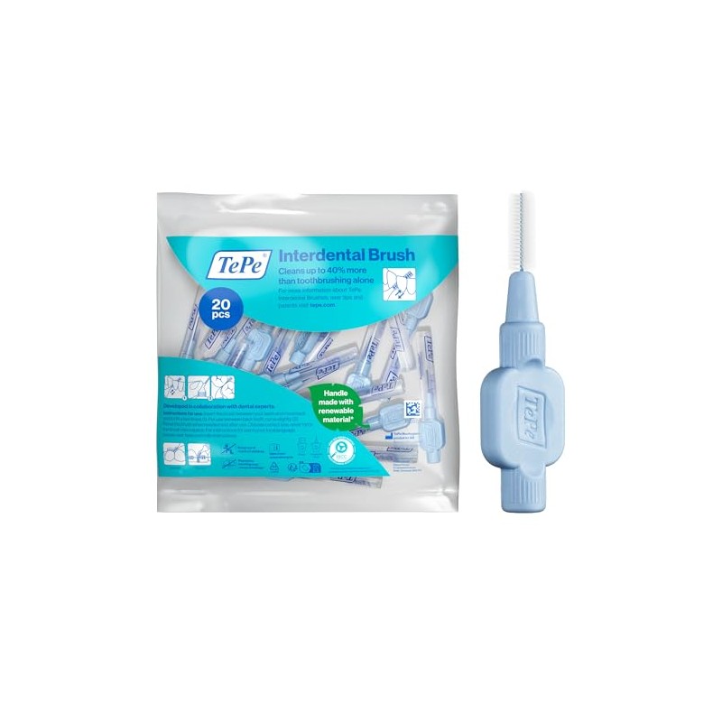 TePe Extra Soft Blue 0.5mm ISO 3 Interdental Brush -