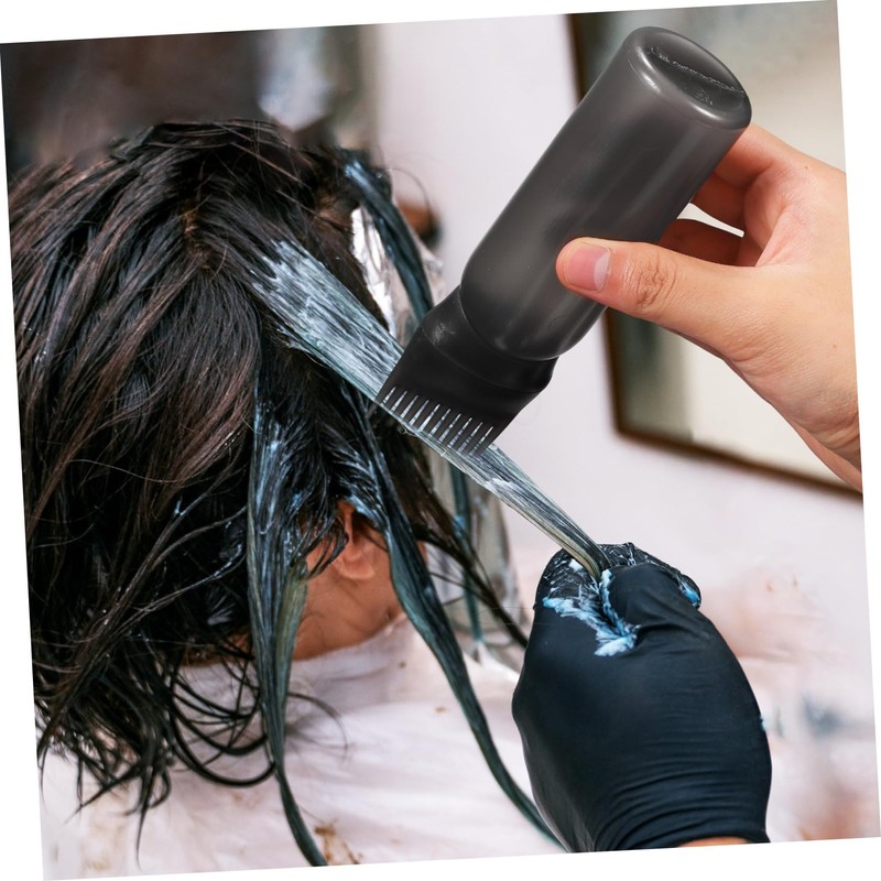 OHPHCALL 2pcs Hair Oiling Bottle Root Comb Applicator Bottle for