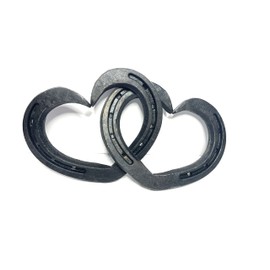 Intertwined Horseshoe Hearts - hanging wall or decor