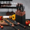 Aufranc® Kitchen Knife Set, 7PCS Knife Set With Block, Stainless