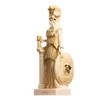 Athena Parthenos Varvakeion Holding Medusa Shield Greek Goddess Alabaster Statue