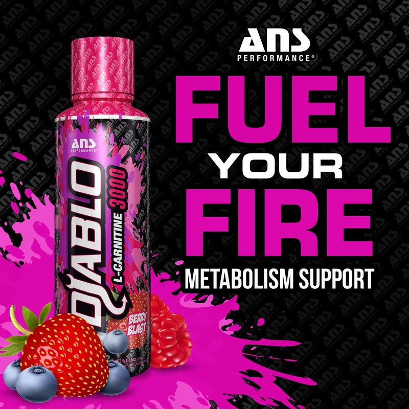 ANS Performance Diablo Carnitine 3000 (473 mL, 16 oz) -