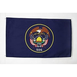 AZ FLAG UTAH FLAG 2' x 3' - US STATE OF UTAH FLAGS 60 x 90 cm - BANNER 2x3 ft
