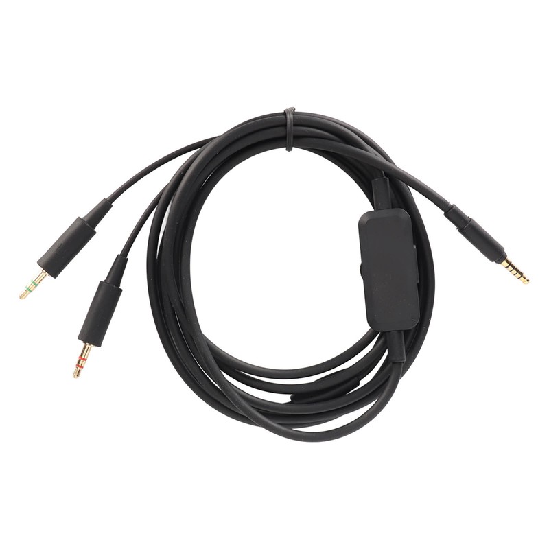 Replacement Headphone Cable 3.5mm Volume Control Sound Cable Compatible for