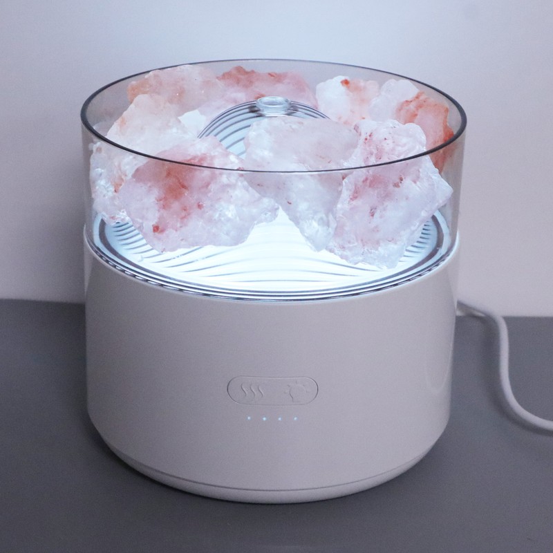 Aroma Lamp Humidifier Colorful Comfortable Multifunctional Crystal Salt Light Diffuser