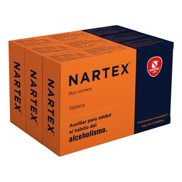 Auxiliar Hábito Del Alcoholismo Nartex 9 Tabletas 4 Pack N/a