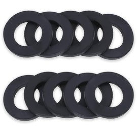Rubber Washer Gaskets Grommet Eyelet Ring 1/2 inch Garden Hose Gasket 1/2 inch Rubber Washer Seals Washer Hose Gasket Flat Washers Pack of 10 pieces