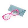 HGIOOIGH Reading glasses Woman Blue light block Oversized Irregular Cat