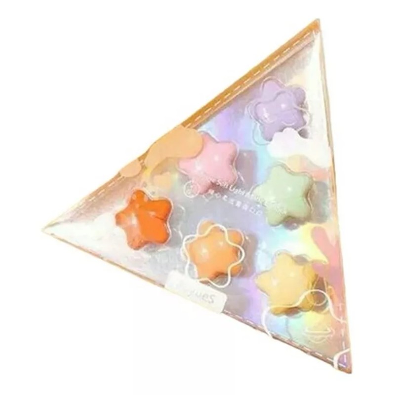 Miss Fairy 5 Estuches Mini Labiales En Forma D Estrella