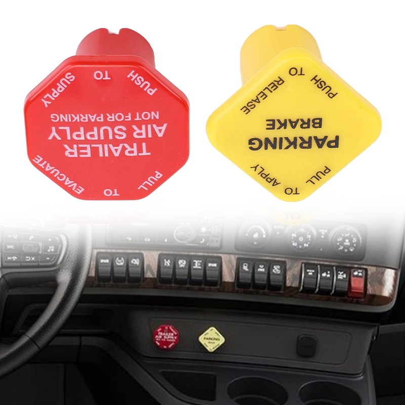 Parking and Air Brake Knobs, Threaded Fit for Peterbilt and