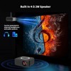 Portable Projector, Full High Definition 1080P, Built-in 4Ω-2W Speaker, Eye