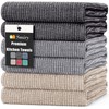 smiry Premium Kitchen Towels(18"x 28", 6 Pack), Large Cotton Dish