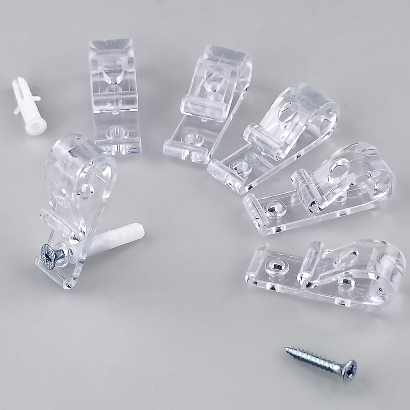 REBECASKYENS 10 Child Safety P-Clips Set, Blind Cord Safety Device,Roman